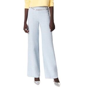 Pictorine Belted Tweed Pants